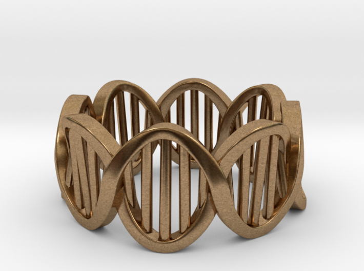 DNA Ring (Size 5) 3d printed