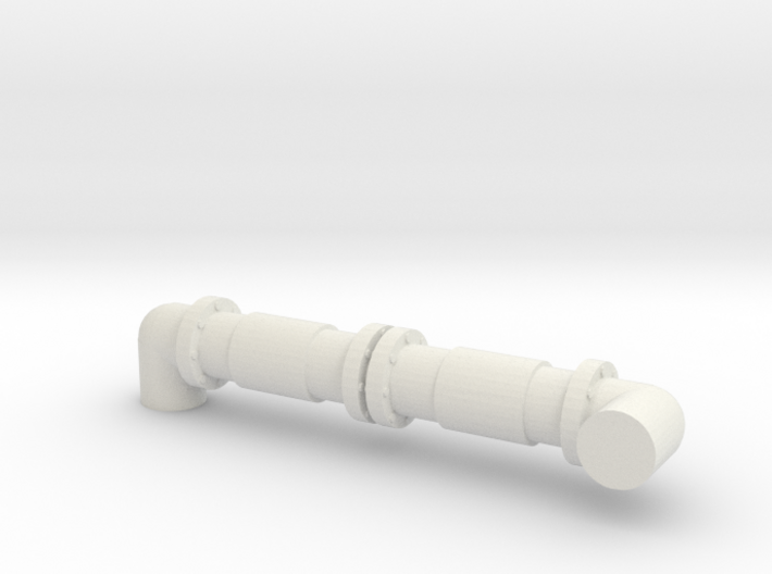 Industrial Pipeline (Rotated) 1/144 3d printed