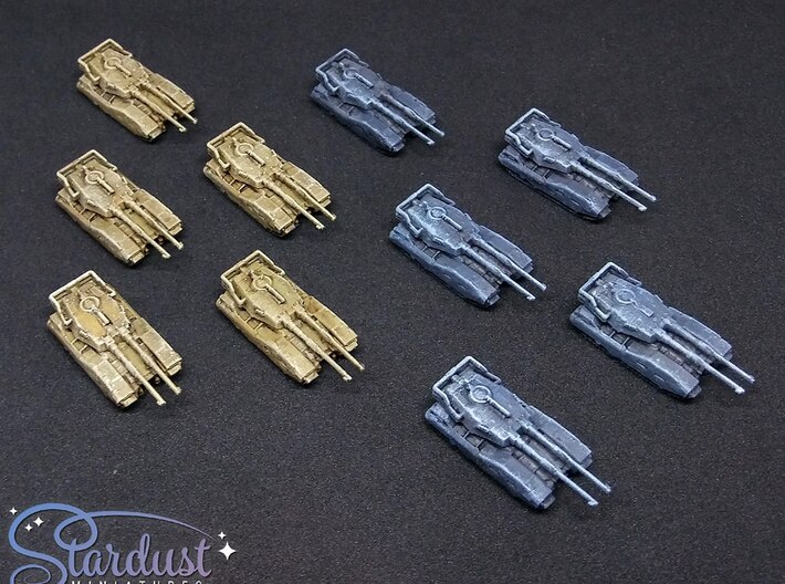 Type 61 Tank squad 3d printed Painted by Stardust Miniatures ( https://facebook.com/stardustminis )