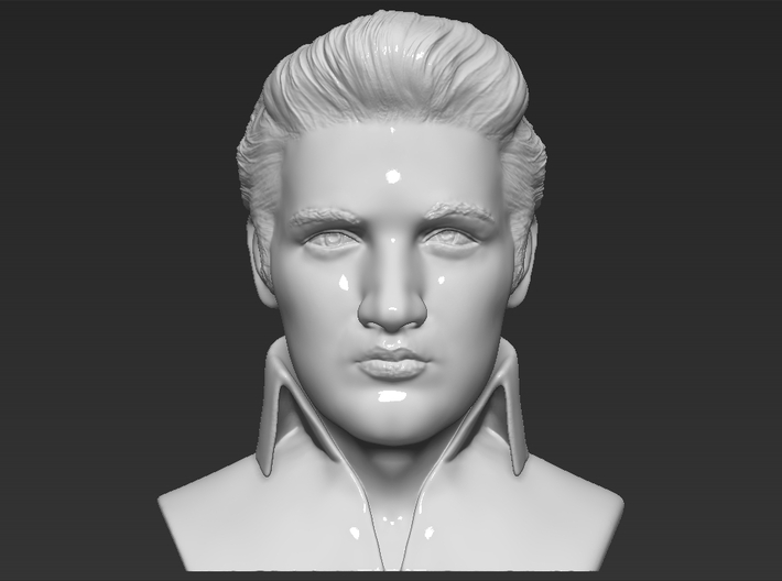 Elvis Presley bust 3d printed