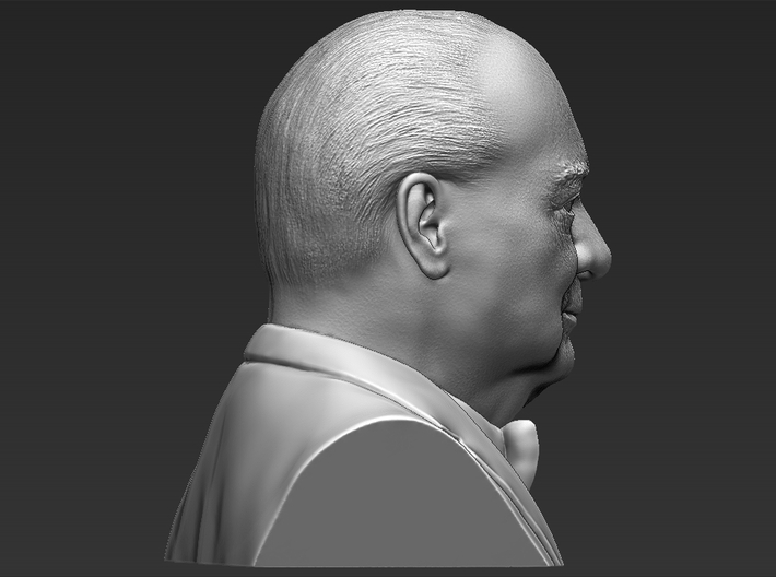 Winston Churchill bust 3d printed 