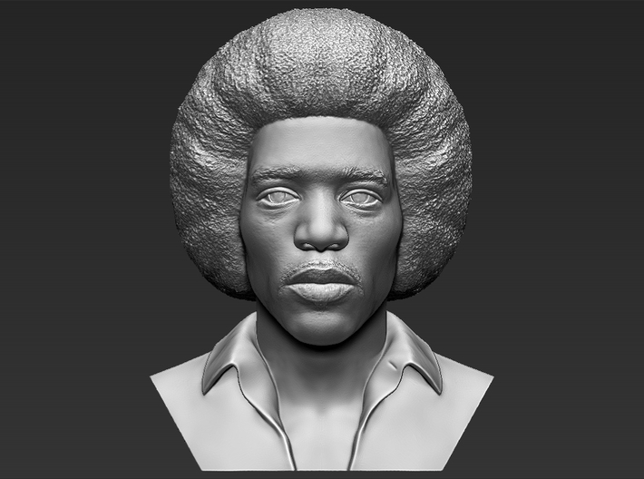Jimi Hendrix bust 3d printed