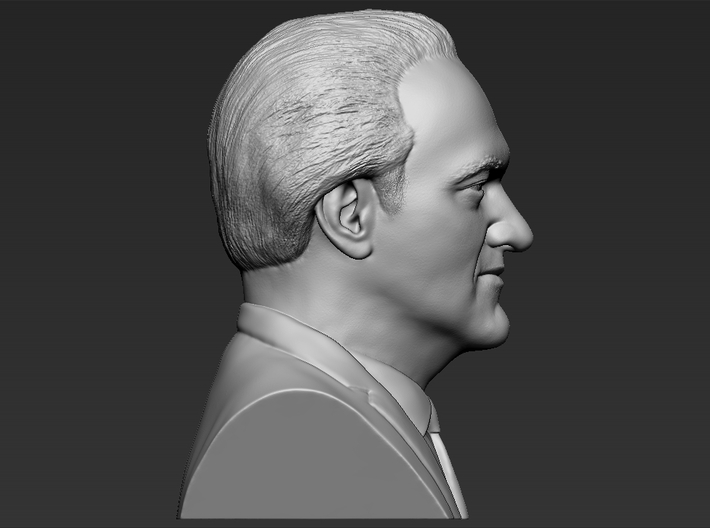 Quentin Tarantino bust 3d printed 