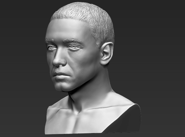 Eminem bust 3d printed 