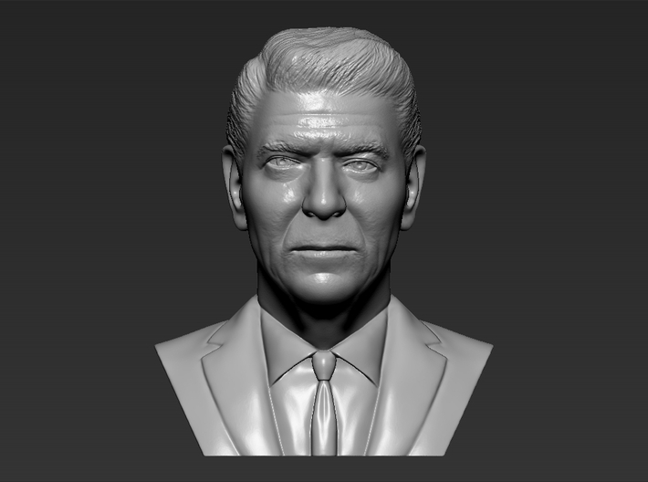 Ronald Reagan bust 3d printed