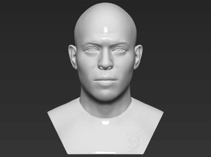 Ronaldo Nazario bust 3d printed