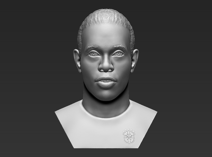 Ronaldinho bust 3d printed