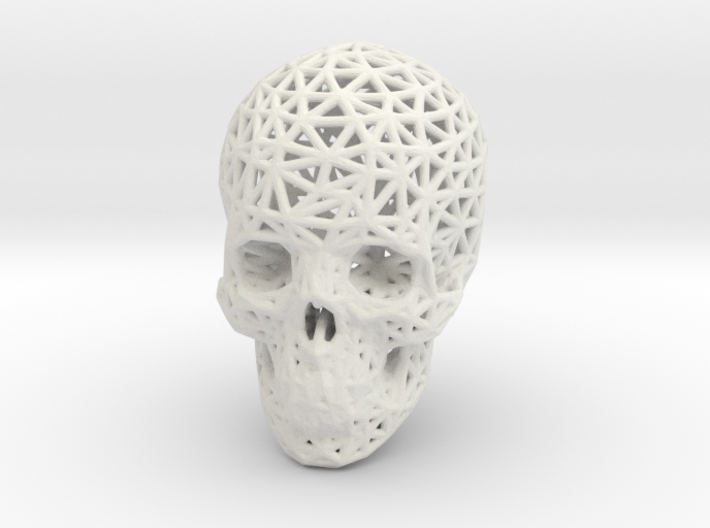 Skull Wireframe 3d printed