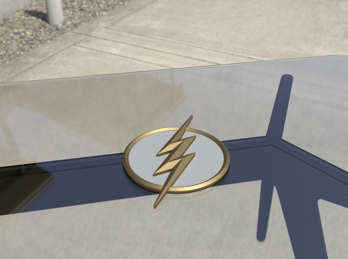 CW Flash Seasons 5 and 6 Emblem 3d printed 