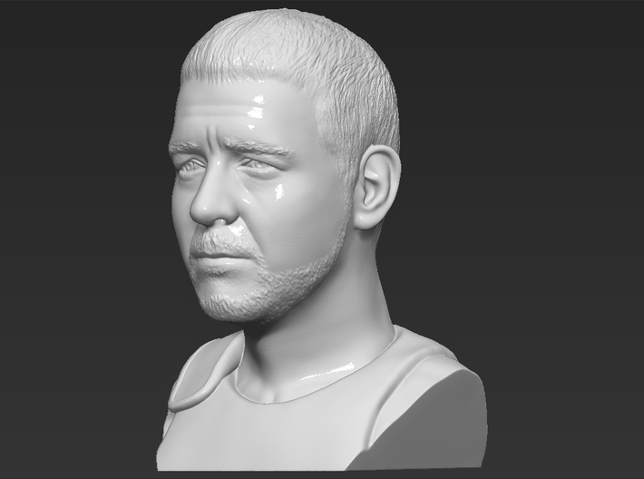 Gladiator Russell Crowe bust 3d printed 