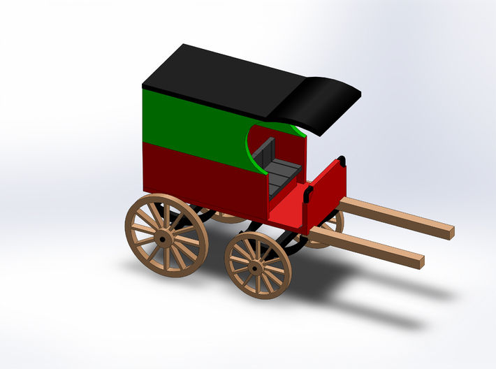 LIGHT DELIVERY WAGON 3d printed