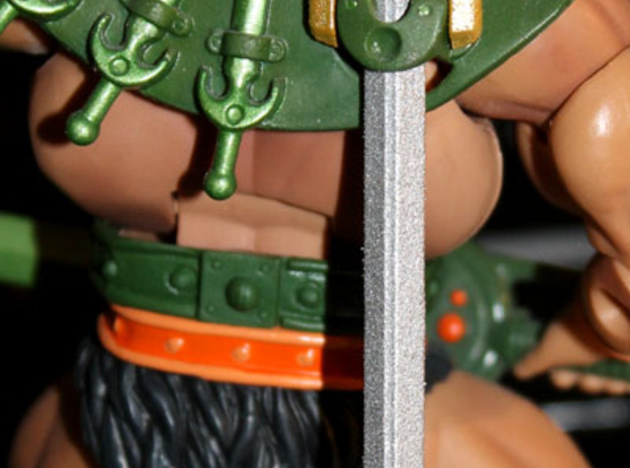 MOTUC Alcala First Sword 3d printed Also fits the scabbard of the MOTUC Tri-Klops figure