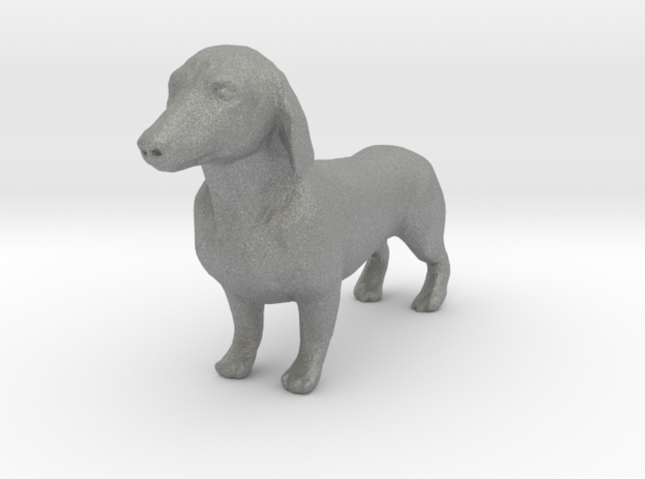 O Scale Dachshund 3d printed This is a render not a picture