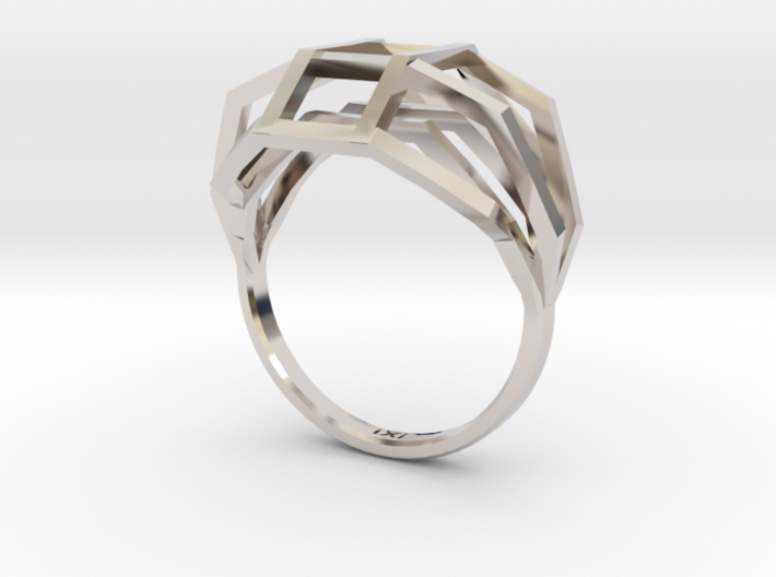 iXi Basic Geometry Ring Size 4.75 3d printed