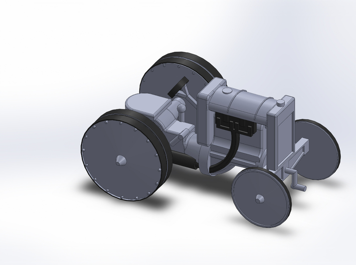 1920 FORD INDUSTRIAL TRACTOR 3d printed