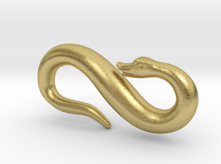Serpent belt hook, 17thC style 3d printed