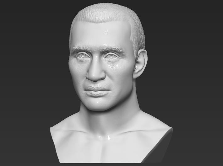 Wladimir Klitschko bust 3d printed 