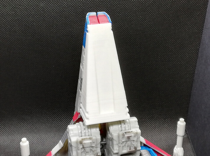 Transformers Siege Starscream nose filler 3d printed Attach under nose