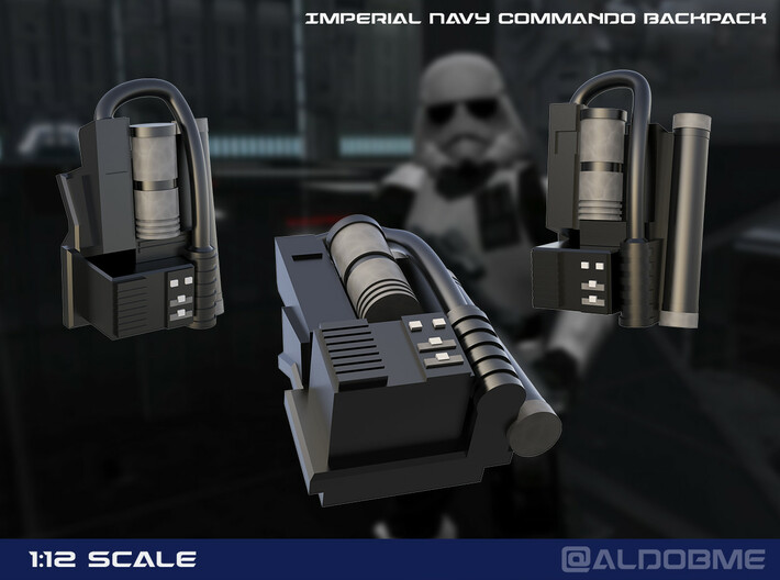 Imperial Navy Commando Backpack 3d printed