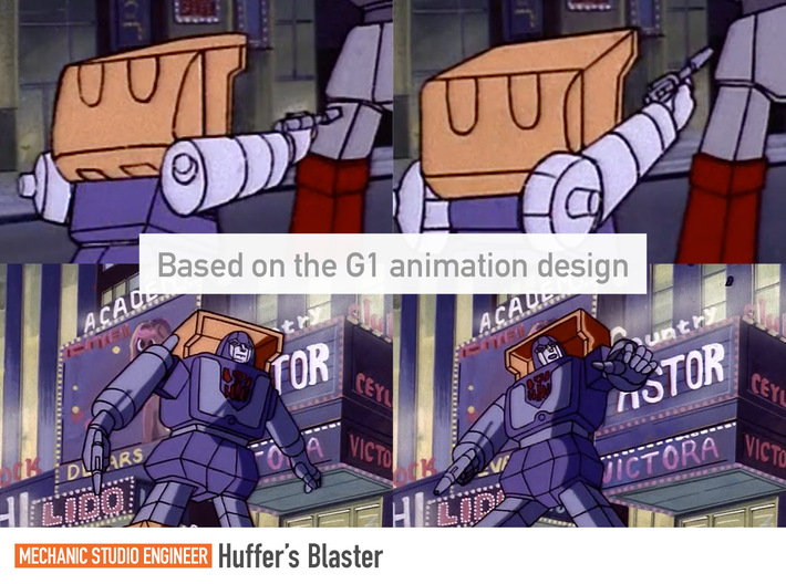 Blaster for Mechanic Studio Engineer (Huffer) 3d printed 