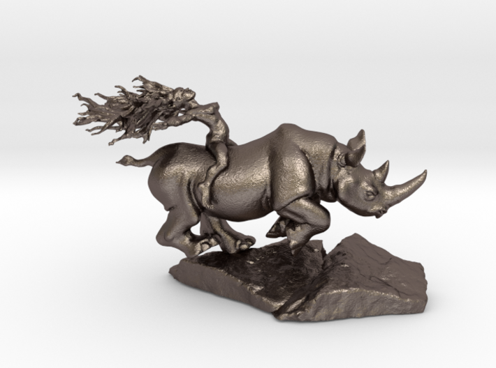 Rhino Rider 12'' tall 3d printed