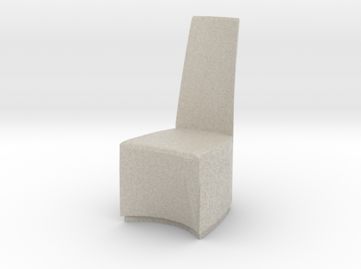 Modern Miniature 1:12 Chair 3d printed