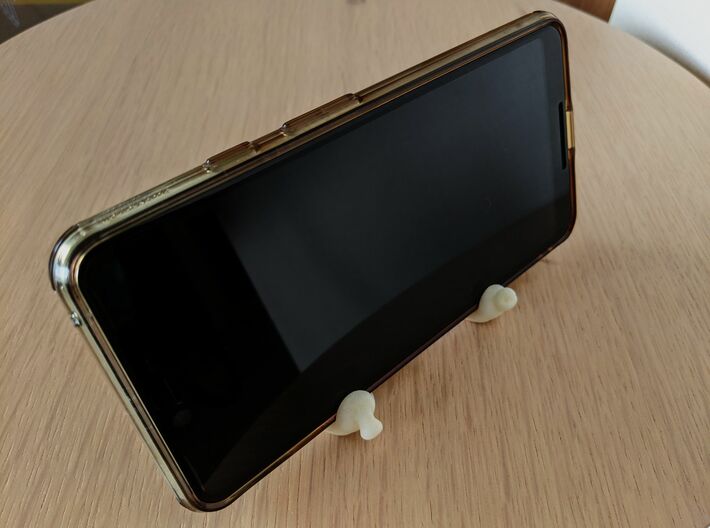Smartphone stand poodle type 3d printed 