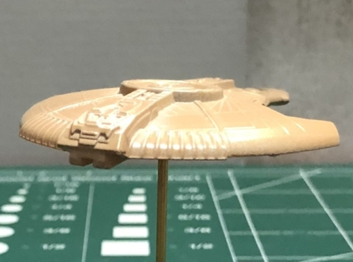 Cardassian Hideki Class 1/1000 3d printed Smooth FIne Detail Plastic. Painted by Griffworks