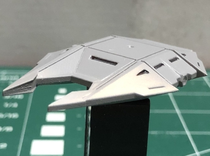 Suliban Cruiser (ENT) 1/1000 Attack Wing 3d printed Older, less detailed version. Smooth FIne Detail Plastic. Painted by Griffworks