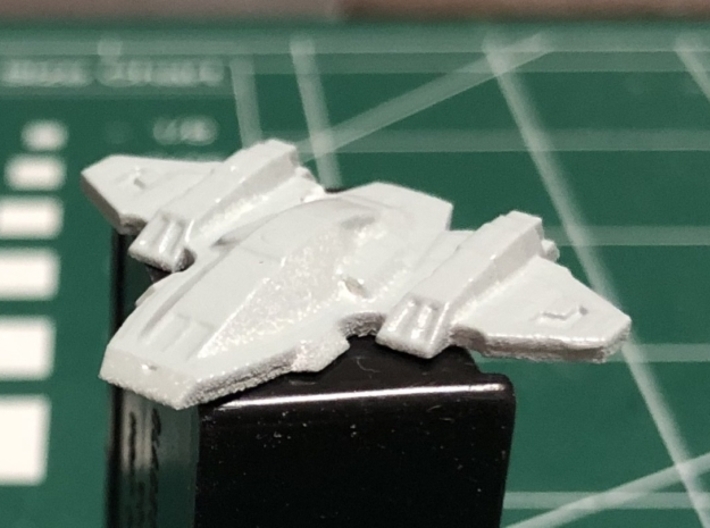  Intrepid Class Aeroshuttle 1/1000 x2 3d printed  Smooth FIne Detail Plastic. Painted by Griffworks