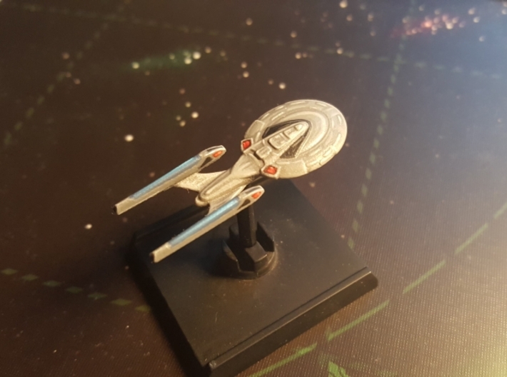 Sovereign Class 1/15000 x2 3d printed Smooth Fine Detail Plastic. Panited by jg96