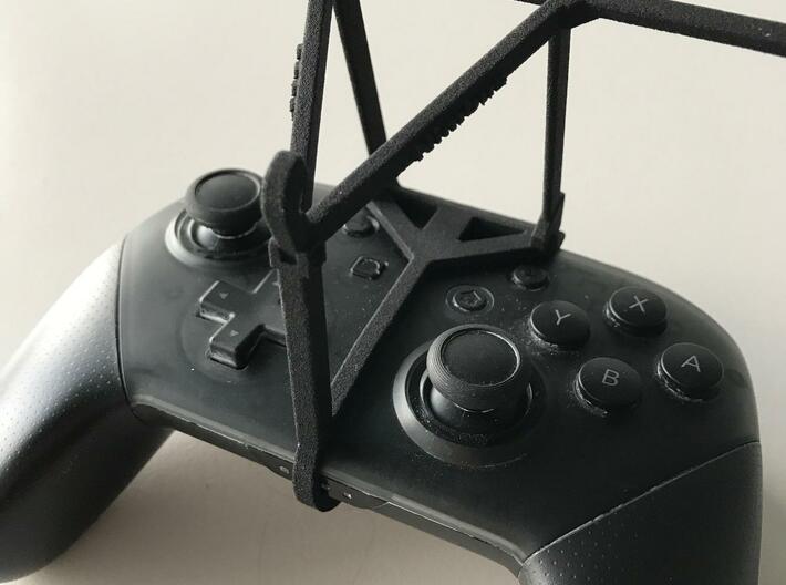 Controller mount for Switch Pro & Apple iPad mini  3d printed Nintendo Switch Pro controller - Over the top - Barebones