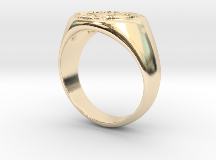 Size 10 Targaryen Ring 3d printed
