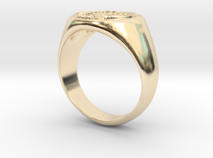 Size 7 Targaryen Ring 3d printed
