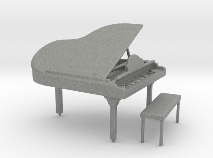 S Scale Grand Piano 3d printed This is a render not a picture