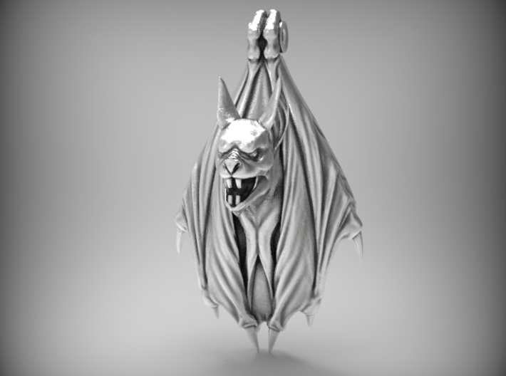 Bat Gothic pendant 3d printed