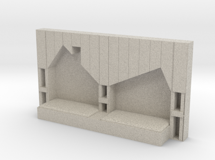 Modern Miniature 1:12 Childroom Double Bed 3d printed