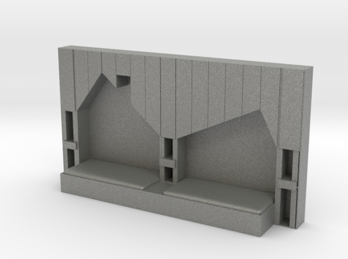 Modern Miniature 1:12 Childroom Double Bed 3d printed