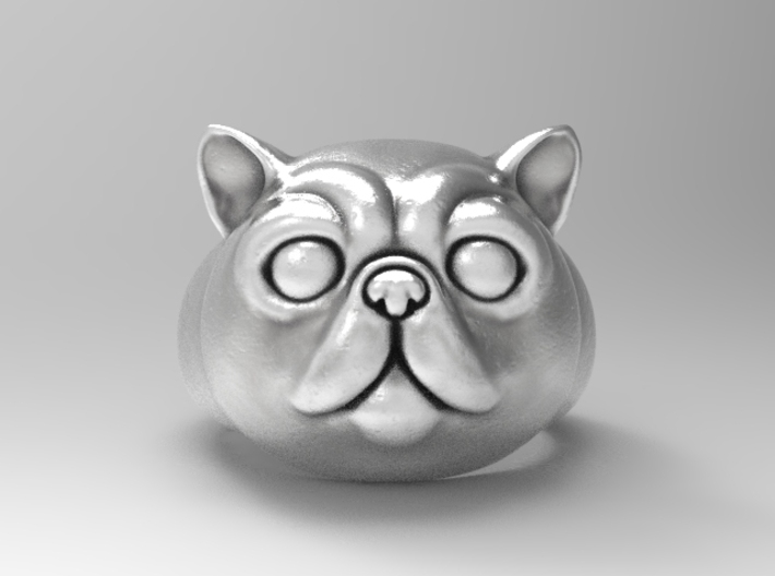 Exotic shorthair cat signet ring size 6.5 3d printed 