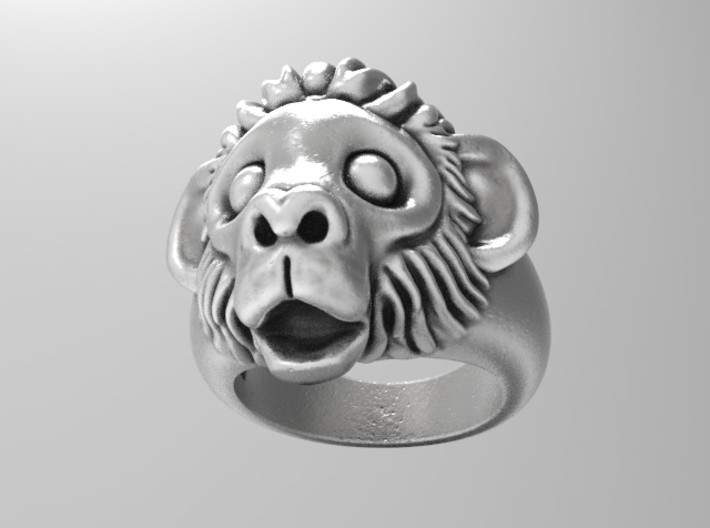 cute Monkey ring  6.5 3d printed 