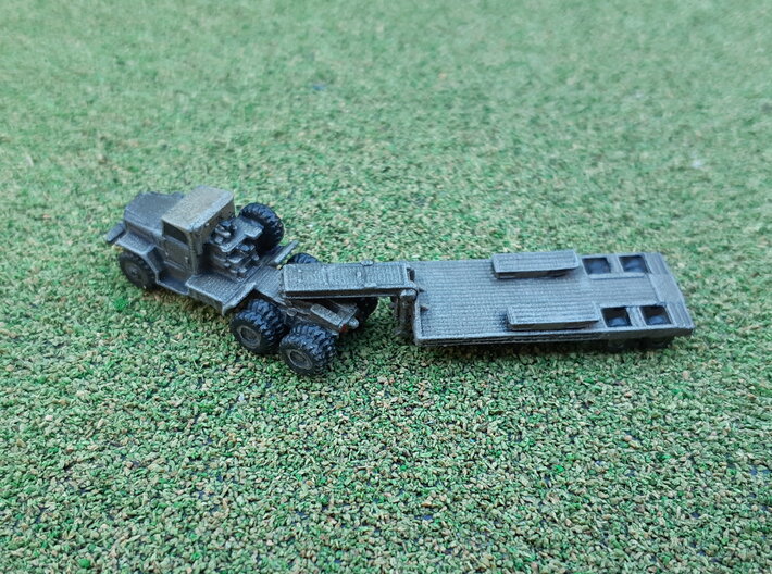 M123C Tractor w.  M172 Lowbed Trailer 1/285 3d printed 