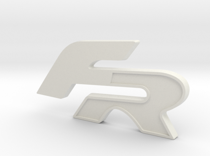 Facelift Front Grill S Badge FR Logo - Filled 3d printed 