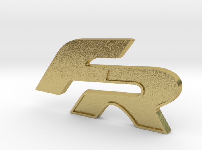 Facelift Front Grill S Badge FR Logo - Filled 3d printed