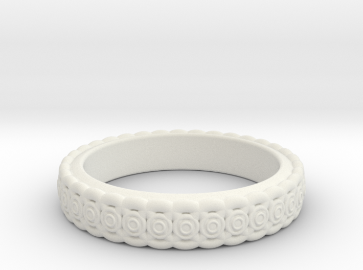 Circles Ring 3d printed