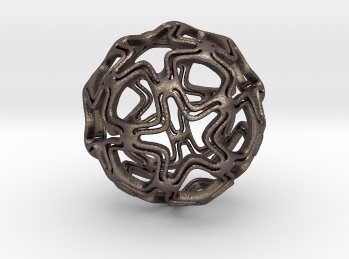 Sphere pendant 3d printed 