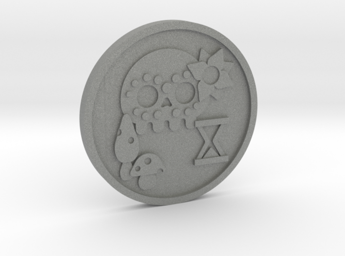 Death Coin 3d printed