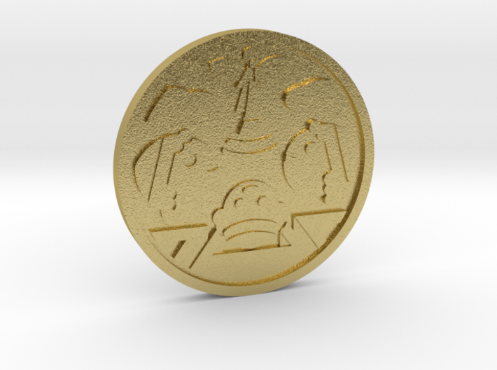 Judgement Coin 3d printed