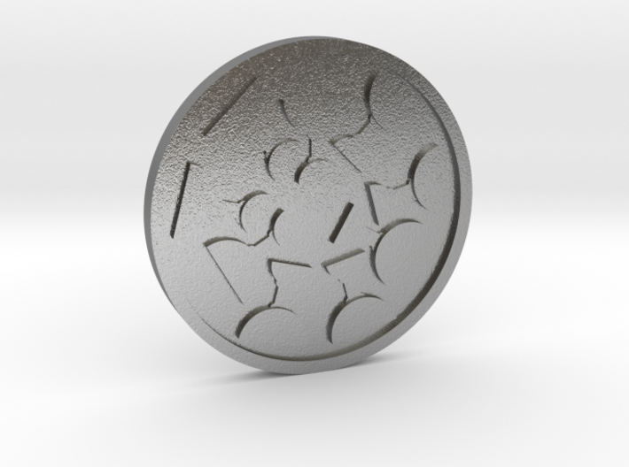 Nine of Cups Coin 3d printed