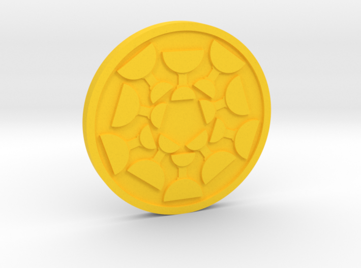 Ten of Cups Coin 3d printed