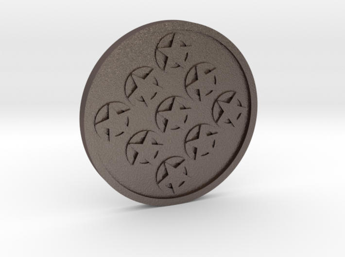 Nine of Pentacles Coin 3d printed